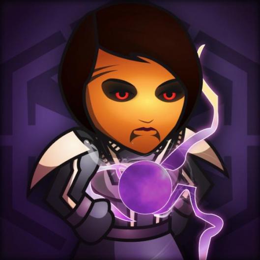 back away slowly and perhaps Anexxia will not be forced to unleash this purple lightning ball upon you...